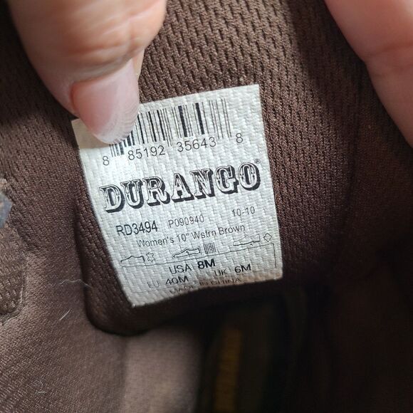 Crush by Durango‎ Womens Brown Distressed Sultry Slouch 10" Boots sz 8 - Picture 7 of 7